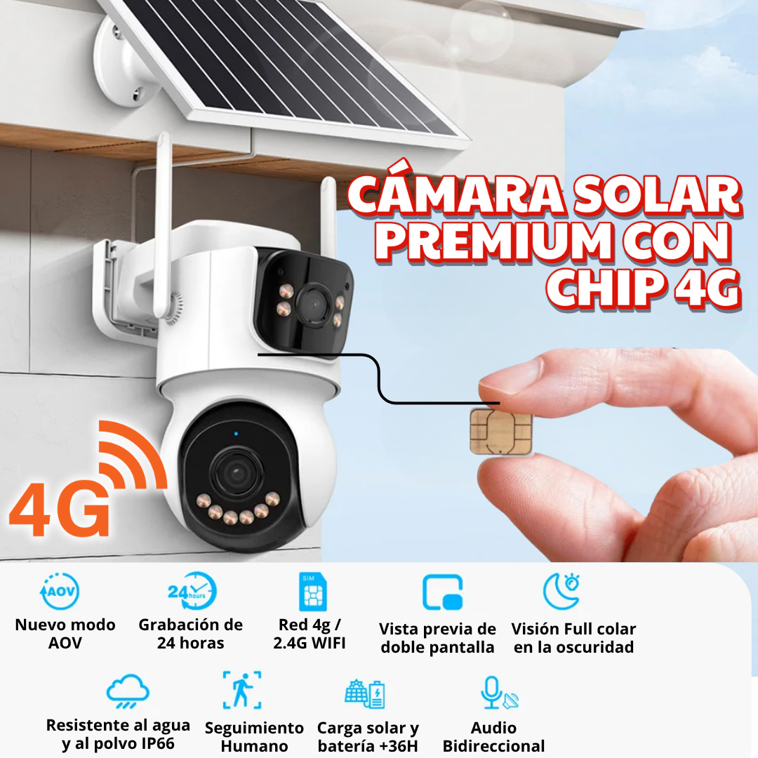 NUEVA CÁMARA SOLAR 4G - OJO DE DIOS PRO 4K