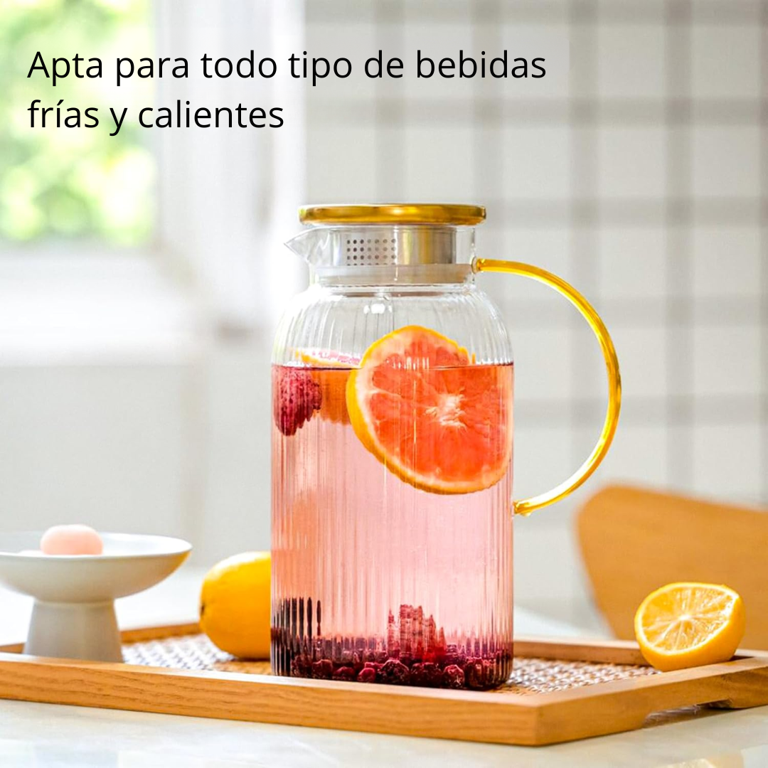 Set Ámbar Ginza - Jarra 1800 ML + 4 vasos