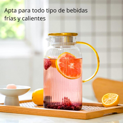 Set Ámbar Ginza - Jarra 1800 ML + 4 vasos